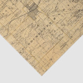 Karte von Olmsted County, Minnesota Seidenpapier (Ausschnitt)