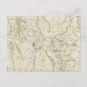 Karte von Oregon, Kalifornien, New Mexico