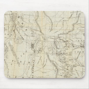 Karte von Oregon, Kalifornien, New Mexico Mousepad