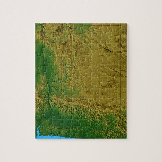 Karte von Oregon Puzzle (Vertikal)