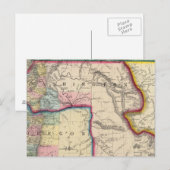 Karte von Oregon, Washington (Vorne/Hinten)