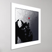 Karte von Oslo, Norwegen Klasse & Moderne Elegante Foliendrucke (Ablage )