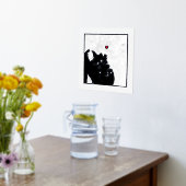 Karte von Oslo, Norwegen Klasse & Moderne Elegante Foliendrucke (Ablage(Küche))