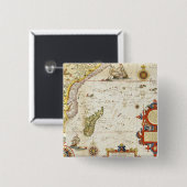 Karte von Ostafrika und von Madagaskar, 1596 Button (Vorne & Hinten)