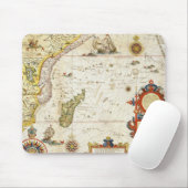 Karte von Ostafrika und von Madagaskar, 1596 Mousepad (Mit Mouse)