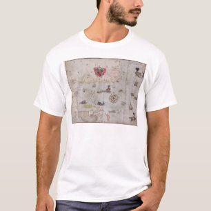 Karte von Ostnordamerika T-Shirt