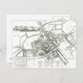 Karte von Oxford, 1643 (Vorne/Hinten)