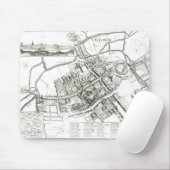 Karte von Oxford, 1643 Mousepad (Mit Mouse)