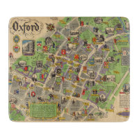 Karte von Oxford, England (britische Eisenbahnen)