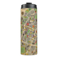 Karte von Oxford, England (britische Eisenbahnen)