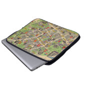 Karte von Oxford, England (British Railways) Laptopschutzhülle (Vorne Knopf)