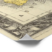 Karte von Ozeanica Poster (Ecke)