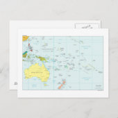 Karte von Ozeanien (Vorne/Hinten)