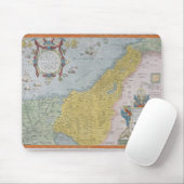 Karte von Palästina Mousepad (Mit Mouse)