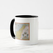Karte von Palästina Tasse (Vorderseite Links)