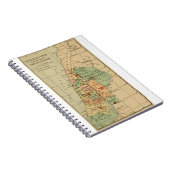 Karte von Palästina teilte sich durch die 12 Notizblock (Rechte Seite)