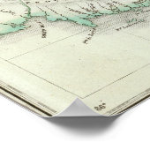 Karte von Panama Poster (Ecke)