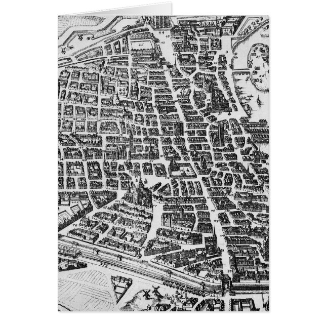 Karte von Paris, 1620 (Vorne)