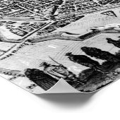 Karte von Paris, 1620 Poster (Ecke)