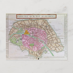 Karte von Paris, Juni 1800