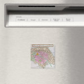 Karte von Paris, Juni 1800 Magnet (In Situ (Geschirrspüler))