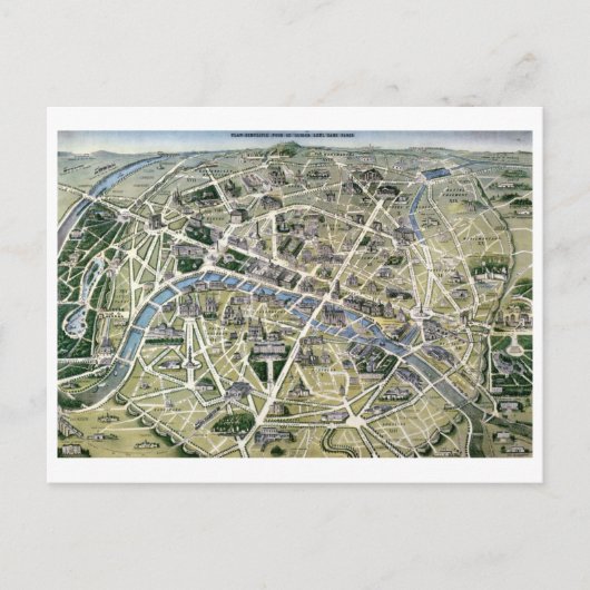 Karte von Paris während der Grands-Periode (Vorderseite)