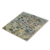 Karte von Paris während des Zeitraums der Flügel Fliese (Seite)