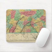 Karte von Pennsylvania Mousepad (Mit Mouse)