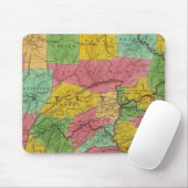 Karte von Pennsylvania, New Jersey und Delaware Mousepad (Mit Mouse)