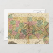 Karte von Pennsylvania und New Jersey (Vorne/Hinten)