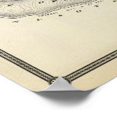 Karte von Pepin Landkreis und Dorf Durand Poster (Ecke)