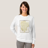 Karte von Perry County T-Shirt (Vorne ganz)