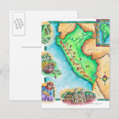 Karte von Peru (Vorne/Hinten)