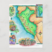 Karte von Peru (Vorderseite)