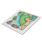 Karte von Peru Fliese (Seite)