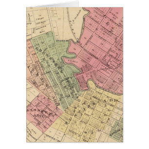 Karte von Petaluma City 1877