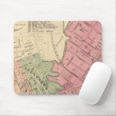 Karte von Petaluma City 1877 Mousepad (Mit Mouse)