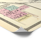 Karte von Pierce Landkreis und Ellsworth Poster (Ecke)