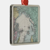 Karte von polaren Meeren Ornament Aus Metall (Rechts)