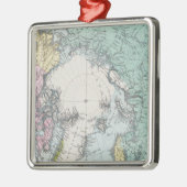 Karte von polaren Meeren Ornament Aus Metall (Links)