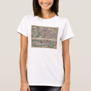 Karte von Posen und von Gruczno, von 'Civitates T-Shirt