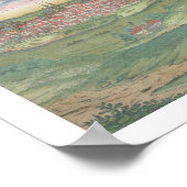 Karte von Prag, von "Civitates Orbis Terrarum" von Poster (Ecke)