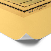 Karte von Puerto Rico (1886) Poster (Ecke)