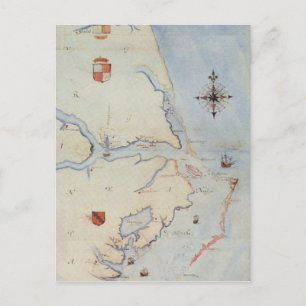 Karte von Raleighs Virginia