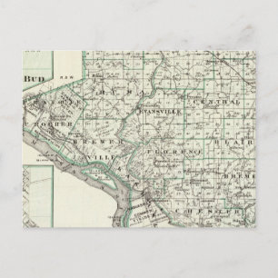 Karte von Randolph Landkreis, Red Bud und Chester