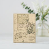 Karte von Rhode Island von Carl Ernst Bohn (1797) (Stehend Vorderseite)