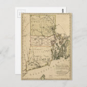 Karte von Rhode Island von Carl Ernst Bohn (1797) (Vorne/Hinten)