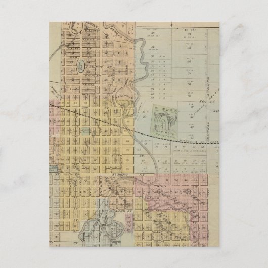 Karte von Rochester, Minnesota (Vorderseite)