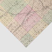 Karte von Rock County, Staat von Wisconsin Seidenpapier (Ausschnitt)