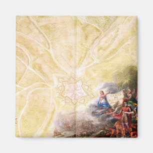 Karte von Rocroi, von 'Atlas de Louis XIV' Magnet